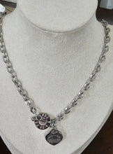 Load image into Gallery viewer, Toggle Heart Bible Verse Necklace
