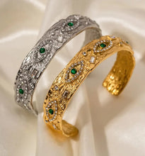 Load image into Gallery viewer, Protecting Eyes Bangles with Natural Stones
