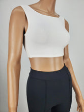 Load image into Gallery viewer, Backless Tie Back Crop Tank Top
