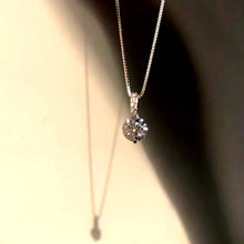 Load image into Gallery viewer, Drop CZ Silver Necklace (Silver)
