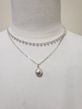 Load image into Gallery viewer, Double Layer Pearl Choker Necklace
