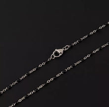 Load image into Gallery viewer, Stainless Steel Ball Bead Necklace   (Navy)
