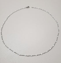 Load image into Gallery viewer, Stainless Steel Bead Ball Necklace  (White)
