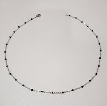 Load image into Gallery viewer, Stainless Steel Bead Ball Necklace  (Black)
