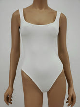 Load image into Gallery viewer, Tank Bodysuit (White)
