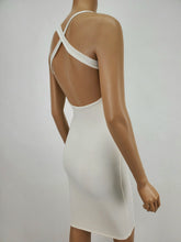 Load image into Gallery viewer, Cross Back Midi Dress (White)
