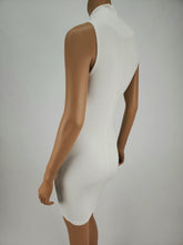 Load image into Gallery viewer, Sleeveless Mock Neck Dress (White)
