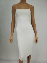 Load image into Gallery viewer, Elastic Strap Midi Dress (White)
