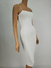 Load image into Gallery viewer, Elastic Strap Midi Dress (White)
