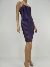 Load image into Gallery viewer, Spaghetti Strap Shiny Multi Color Dress (Blue/Red/White)
