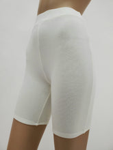 Load image into Gallery viewer, High Waist Biker Shorts (White)
