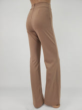 Load image into Gallery viewer, High Waist Front Pintuck Pants with Zipper (Tan)
