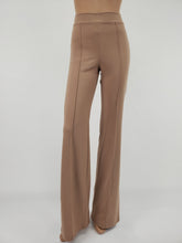 Load image into Gallery viewer, High Waist Front Pintuck Pants with Zipper (Tan)
