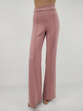 Load image into Gallery viewer, High Waist Front Pintuck Pants with Zipper (Mauve)
