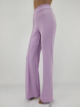 Load image into Gallery viewer, High Waist Front Pintuck Pants with Zipper (Lavender)
