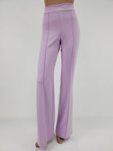 Load image into Gallery viewer, High Waist Front Pintuck Pants with Zipper (Lavender)
