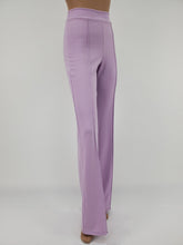 Load image into Gallery viewer, High Waist Front Pintuck Pants with Zipper (Lavender)
