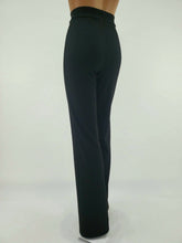 Load image into Gallery viewer, High Waist Front Pintuck Pants with Zipper (Black)
