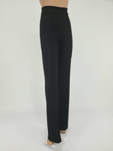 Load image into Gallery viewer, High Waist Front Pintuck Pants with Zipper (Black)
