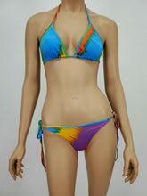 Load image into Gallery viewer, Triangle Tie Side 2 Piece Swimsuit (Multi)
