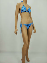 Load image into Gallery viewer, Triangle Tie Side 2 Piece Swimsuit (Blue Wave)

