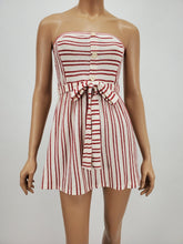 Load image into Gallery viewer, Micro Mini Tube Dress (Nat/Red)
