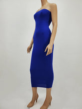 Load image into Gallery viewer, Tube Midi Dress (Royal Blue)
