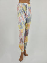 Load image into Gallery viewer, Tie-Dye Jogger Pants (Gray/Yellow/Mauve)

