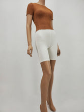 Load image into Gallery viewer, Merrow Ribbed Crop Top (Caramel)
