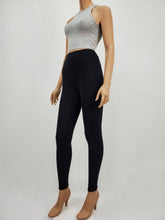Load image into Gallery viewer, Solid Color High Neck Crop Tank Top (HGray)
