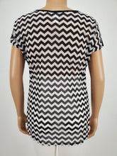 Load image into Gallery viewer, Dolman Sleeve Front Print with Back Mesh Plus Size (Black)
