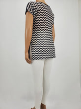 Load image into Gallery viewer, Dolman Sleeve Front Print with Back Mesh Plus Size (Black)
