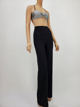 Load image into Gallery viewer, 3 Layer Backless Rhinestone Diamond Fringe Halter Bra Top (Gray)
